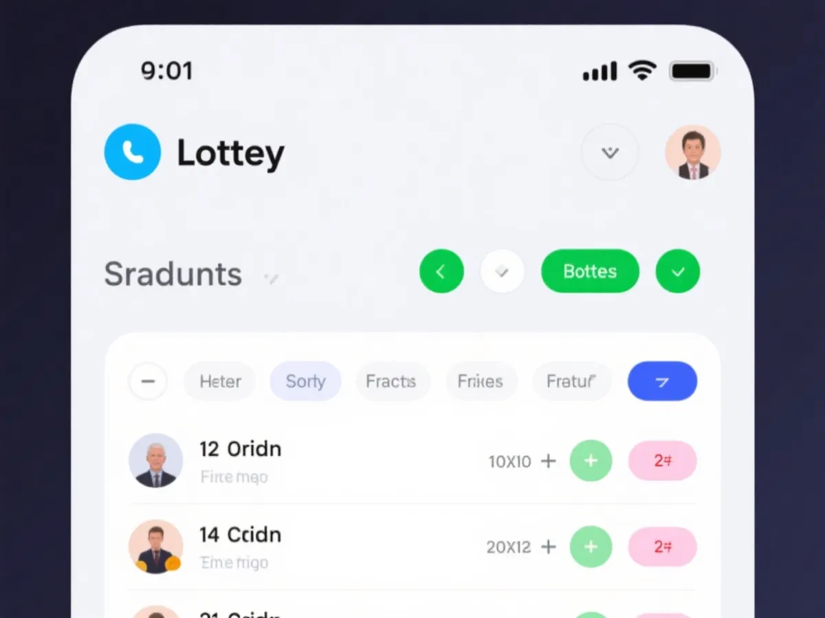 开奖列表与筛选
